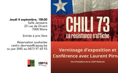 Conférence/expo – Chili 70-73 : quand la résistance s’affiche
