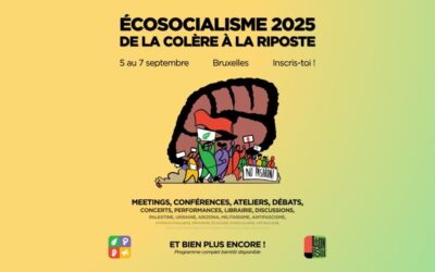 Ecosocialisme 2025 – De la colère à la riposte : Inscription